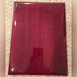 AWARD CRAFTERS Glossy Burgundy Plaque
